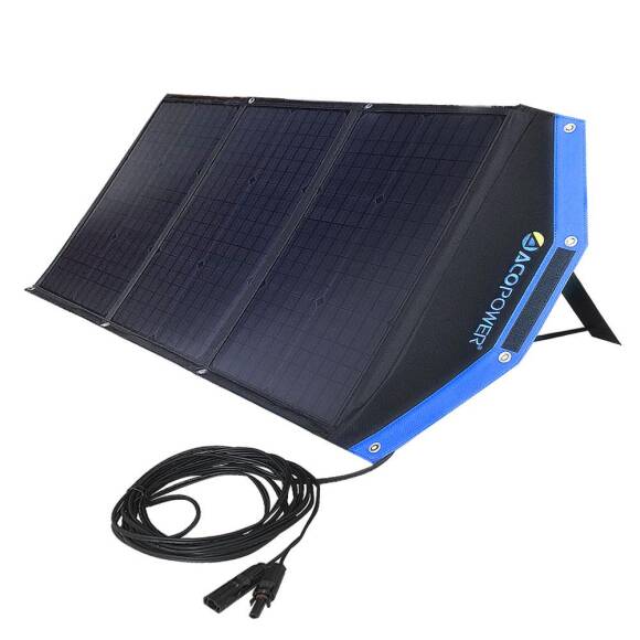 Acopower AP3XSP 3x30Watt Çanta Tipi Katlanabilir Güneş Enerji Paneli - 1