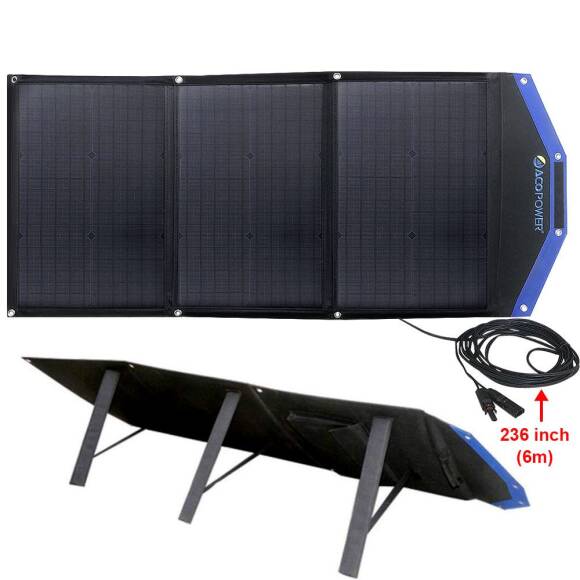 Acopower AP3XSP 3x30Watt Çanta Tipi Katlanabilir Güneş Enerji Paneli - 2