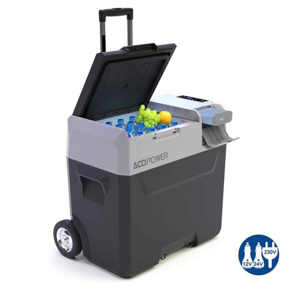 Acopower PX50 12/24/220Volt 50Litre Kompresörlü Tekerlekli Outdoor Oto Buzdolabı (Akü Dahil Değildir) - 1