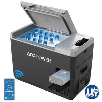 Acopower V28 12/24/220Volt 28Litre Kompresörlü Outdoor Oto Buzdolabı (Akü Dahil Değildir) - Acopower