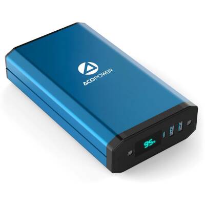 Acopower X230 14.8Volt 13Amper Li-ion Yedek Buzdolabı Aküsü + Powerbank + LED Lamba - Acopower