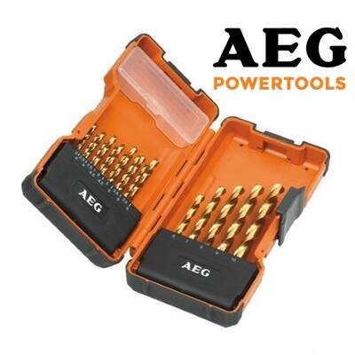 Aeg - AEG 4932352245 Powerset HSS-G TiN metal matkap ucu, 19 Parça