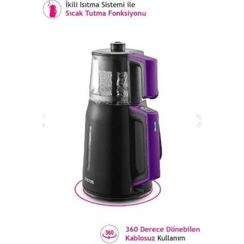 Altus Al 755 M Tost Makinesi + AL 789 CM 1650 W Cam Demlikli Çay Makinesi + Al 4763 G Türk Kahve Makinesi + AL 738 B Blender Set - 4