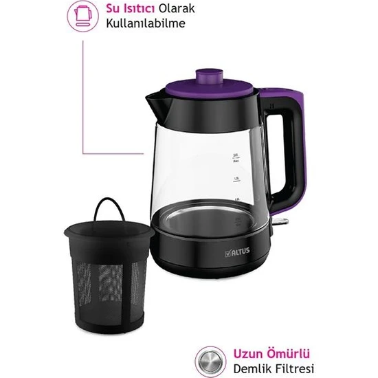 Altus AL 796 S Cam Çay Makinesi