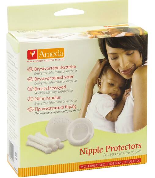 Ameda Göğüs Koruyucu Kalıp ve Refill Pedler - Nipple Protectors - 1