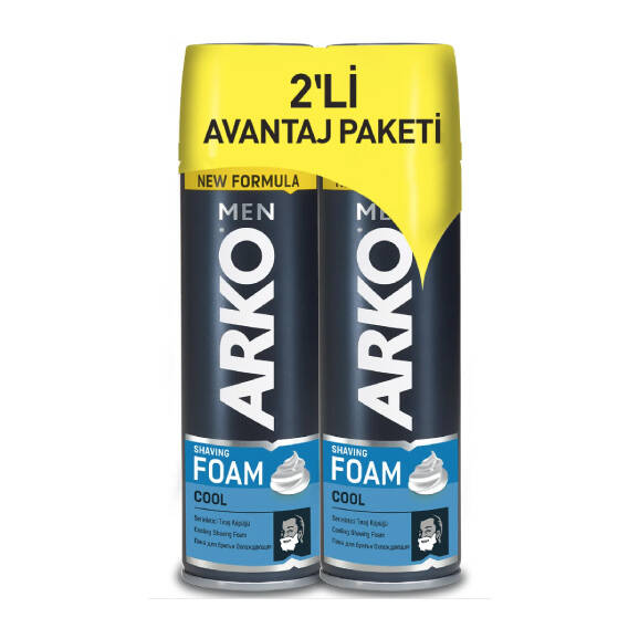 Arko Men Tıraş Köpüğü Cool 200 ml + 200 ml