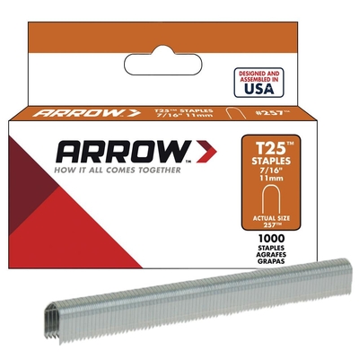 Arrow AR257 11mm 1000 Adet Profesyonel U Tipi Zımba Teli - Thumbnail