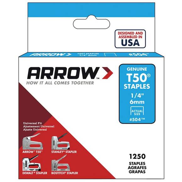 Arrow AR504 6mm 1250 Adet Profesyonel Zımba Teli