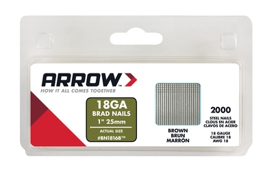 Arrow - Arrow BN1816 25mm 2000 Adet Profesyonel Kesik Başlı Çivi (1)