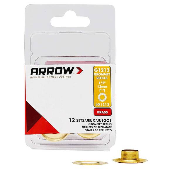 Arrow G1212 12mm Pirinç Kuşgözü Perçin - 1