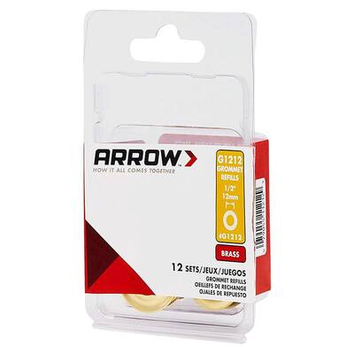 Arrow G1212 12mm Pirinç Kuşgözü Perçin - 2