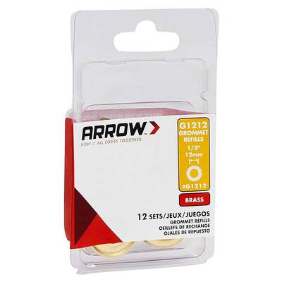 Arrow G1212 12mm Pirinç Kuşgözü Perçin - 3