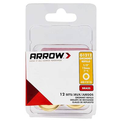 Arrow G1212 12mm Pirinç Kuşgözü Perçin - 4