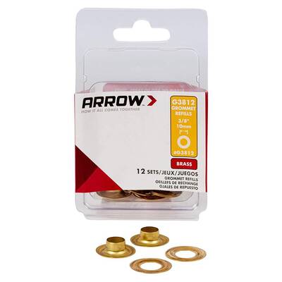 Arrow - Arrow G3812 10mm Pirinç Kuşgözü Perçin
