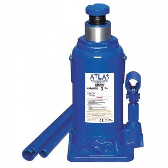 ATLAS PRO ATŞK3 Hidrolik Şişe Kriko 3 Ton - 1