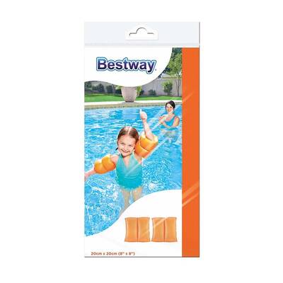 Bestway - Bestway 3-6 Yaş Havuz Kolluk Seti 20x20 cm Turuncu