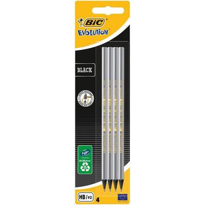 Bic Black Extra Güçlü HB Uç 4'lü Blisterli Kurşun Kalem - 1