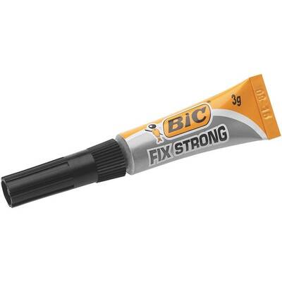 Bic Fix Strong Güçlü Japon Yapıştırıcısı 3 gr Tekli Blister - Bic Round (1)