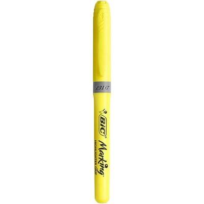 Bic Marking Highlighter Grip 4 Renk Fosforlu Kalem Seti - Bic Round (1)