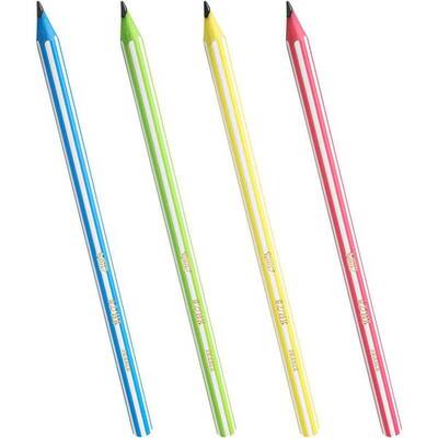 Bic Stripes Kurşun Kalem Extra Güçlü HB 4lü Blisterli - Bic Round (1)