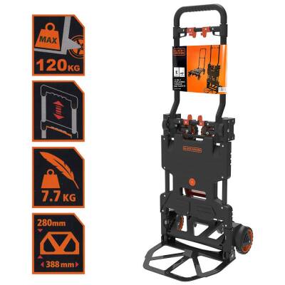 BLACK+DECKER BH206 55/120Kg Çok Fonksiyonlu Katlanır El Arabası - Black+Decker (1)