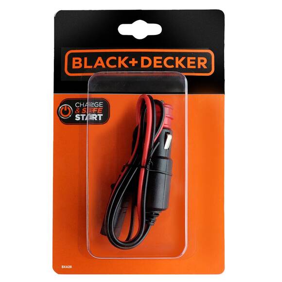 BLACK+DECKER BXA28 12V Araç Çakmaklık Uçlu Akü Şarj Bağlantı Kablosu