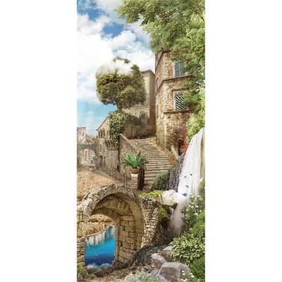 Blue Focus - Blue Focus ARC ST05321 Puzzle 128 Parça Şelaleli Sokak (1)
