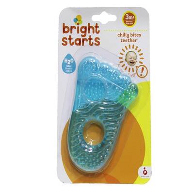 Bright Starts - Bright Starts Ayak Şeklinde Dişlik - Mavi (1)