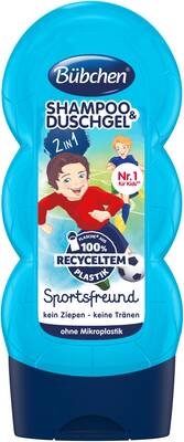 Bübchen Çocuk Şampuan&Duş Jeli 2 in 1 Sporty Friend 230 ml - BÜBCHEN