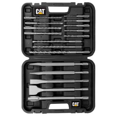 CAT DA03902 17 Parça Tungsten Karbür SDS-Plus Beton Kırıcı/Delici Matkap Ucu - CAT (1)