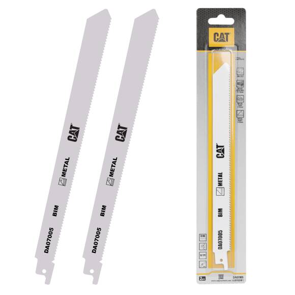 CAT DA07005 228mm 2 Parça Profesyonel Metal/Çivili Ahşap Kesme Tilki Kuyruğu Testere Ucu - 1
