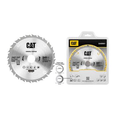 CAT DA08001 184x30mm Ahşap Kesme Elmas, Daire Testere Bıçağı 24 Diş - Cat (1)