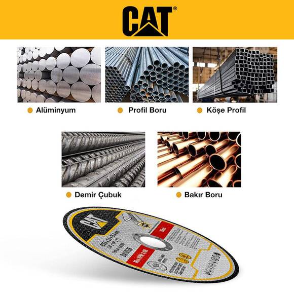 CAT DA10126 350mm Universal Metal Profil Kesme Taşı - 4