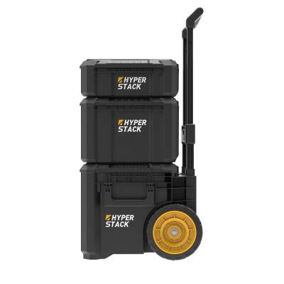 CAT DA41005 HYPER STACK Ağır Hizmet Tipi 3’Lü Tekerlekli Kilitli Takım Çantası Seti - CAT (1)
