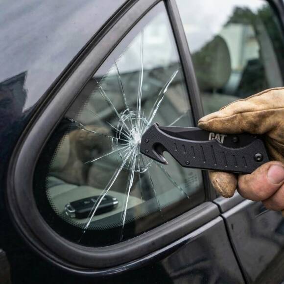 CAT DA980012 3 IN 1 Çok Fonksiyonlu Katlanabilir 20CM Paslanmaz Çelik Siyah Kamp Çakısı - 4