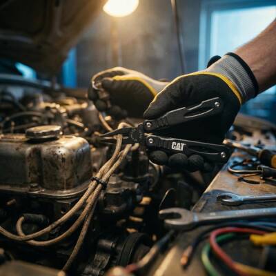 CAT DA980021 13 IN 1 Çok Fonksiyonlu Siyah Oksit Kaplamalı Profesyonel Pense Seti - 4