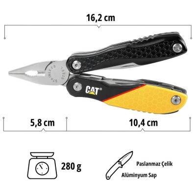 CAT DA980048 13 IN 1 Çok Fonksiyonlu Profesyonel Pense Seti - 7