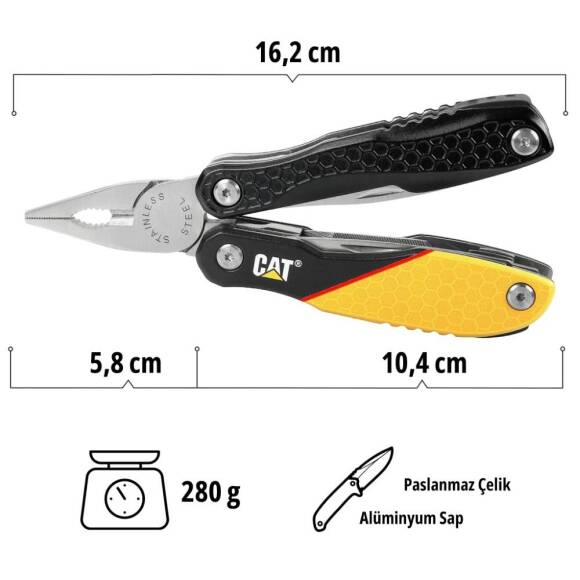 CAT DA980048 13 IN 1 Çok Fonksiyonlu Profesyonel Pense Seti - 7