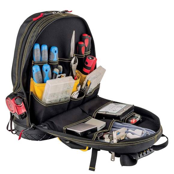 CAT DA980197 18'' 2 Bölmeli Ağır Hizmet Bez Alet Sırt Takım Çantası - 3