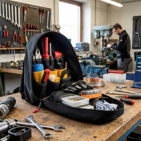 CAT DA980203 17'' Tek Bölmeli Ağır Hizmet Bez Alet Sırt Takım Çantası - 2