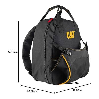 CAT DA980203 17'' Tek Bölmeli Ağır Hizmet Bez Alet Sırt Takım Çantası - 8