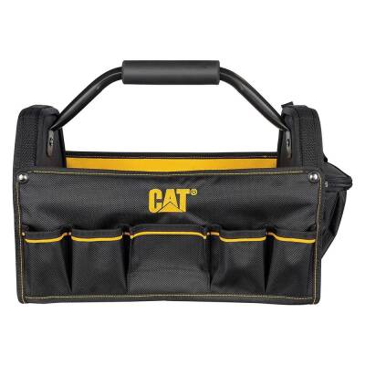 CAT DA980208 17'' Açık Ağızlı Ağır Hizmet Bez Alet Takım Çantası - CAT (1)