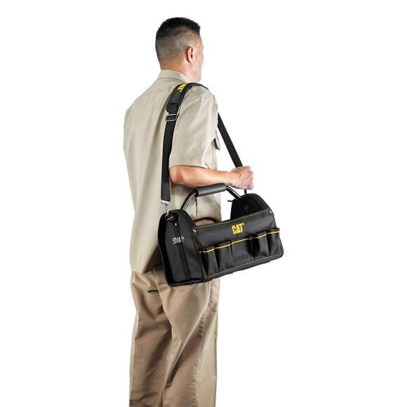 CAT DA980208 17'' Açık Ağızlı Ağır Hizmet Bez Alet Takım Çantası - 6