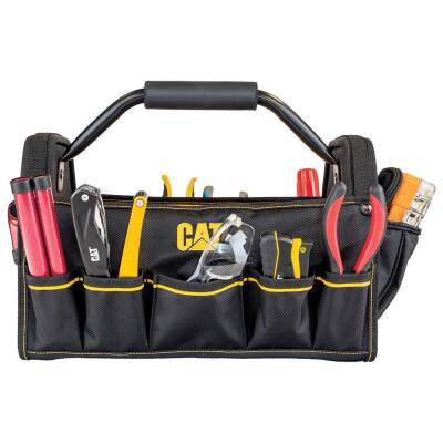 CAT DA980208 17'' Açık Ağızlı Ağır Hizmet Bez Alet Takım Çantası - 7