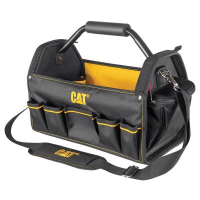 CAT DA980208 17'' Açık Ağızlı Ağır Hizmet Bez Alet Takım Çantası - CAT
