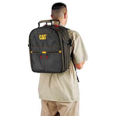 CAT DA980209 17'' 5 Bölmeli Ağır Hizmet Bez Alet Sırt Takım Çantası - 10