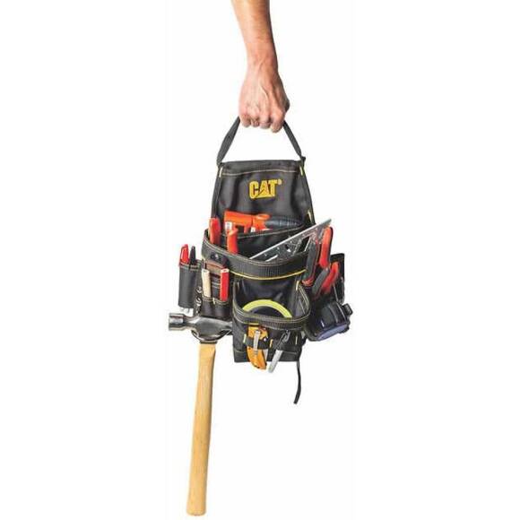 CAT DA980569 Kemerli Askı Kancalı Ağır Hizmet Bel Alet Çantası - 5