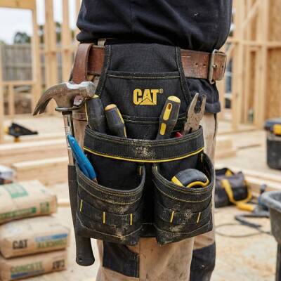 CAT DA980569NJ Kemer Askılı Ağır Hizmet Bel Alet Çantası - CAT (1)