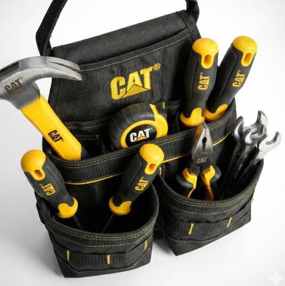 CAT DA980569NJ Kemer Askılı Ağır Hizmet Bel Alet Çantası - 3