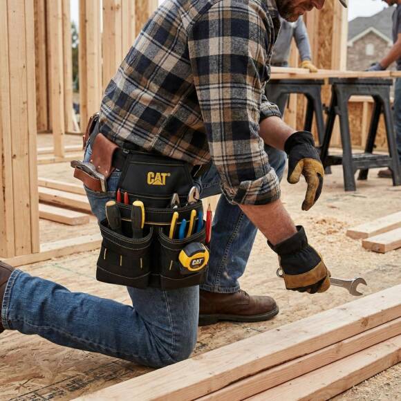 CAT DA980569NJ Kemer Askılı Ağır Hizmet Bel Alet Çantası - 5